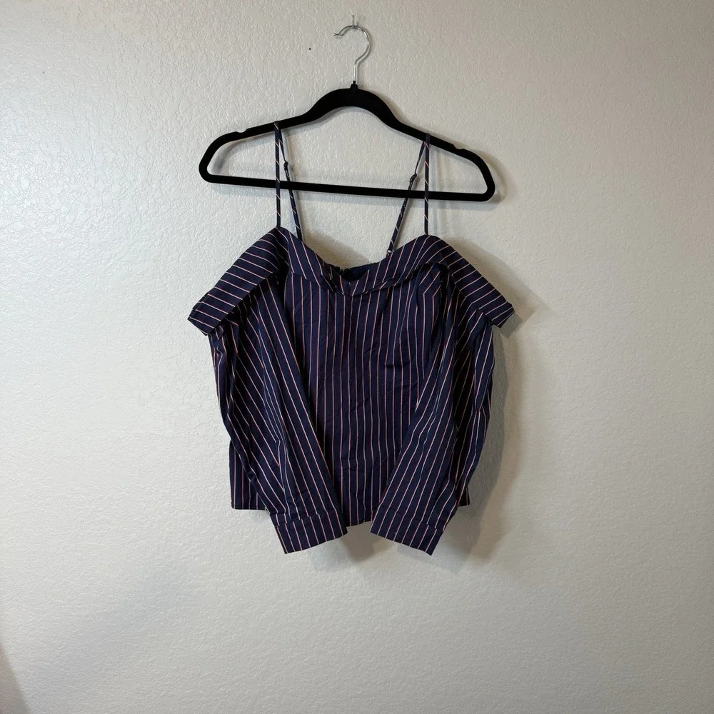 Bardot blue stripe